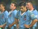 Andrew Johns after a Queensland four-pointer.