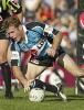 Brett Kimmorley gets through some pathetic defence.