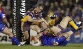 Andrew Johns will soon reach out and score.