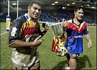 Lesley Vainikolo continues the celebrations.