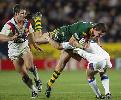 Steve Simpson is upended.