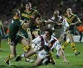 Steve Simpson watches a Great Britain try.