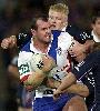 Matt Parsons playing through the pain.