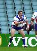 Kurt Gidley crosses for a try.