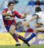 Andrew Johns makes a run.