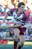 Luke Dorn about to pass.