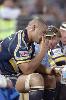 Paul Rauhihi on the sideline.