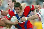 Adam Woolnough creating a storm off the bench.