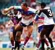 Steve Simpson gets a pass away as the Knights lose yet again.