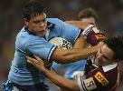 Timana Tahu trying to get New South Wales across the line.