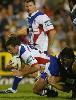 Danny Buderus crosses for the first four-pointer of 2004.