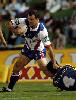 Craig Hall is caught by the ankle.