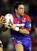 Robbie O'Davis prepares to pass.