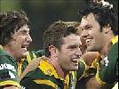 Danny Buderus in the middle of celebrations.