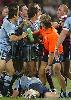 Mayhem ensues as Kennedy takes a dive ...