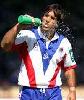 Andrew Johns cools down.