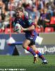 Mark Hughes at fullback for the Knights.