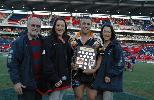 Scott Prince with the shield (and the ladies!).