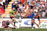 ... and crosses for a 3rd minute four-pointer ...