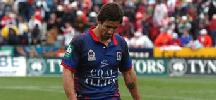 Andrew Johns walks off, a loser for the first time in 7 games.