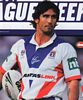 Andrew Johns waits for a scrum to pack.