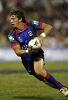 Kurt Gidley prepares to pass.