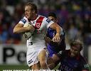 Mark Gasnier making plenty of ground.