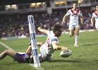 ... and does well to score a try.