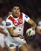Trent Barrett having a great game for the Dragons.