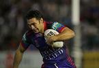 George Carmont makes a run ...