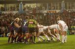 Andrew Johns gets ready to feed a scrum.