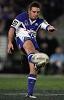 A resurgent Brent Sherwin kicks.
