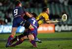 Mark Riddell has no difficulty in offloading a pass.