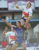 Billy Slater puts the unsuccessful leap on ...