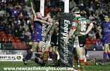 ... to score a try ...