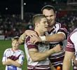 Travis Burns and Mark Bryant decide to embrace.