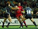 Adam Woolnough smashes it up.