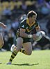 Kurt Gidley puts his head down ...