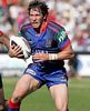 Kurt Gidley, hot on attack for the Knights.