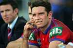 ... as does the benched Danny Buderus.