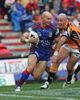 Adam MacDougall gets past Bryce Gibbs ...