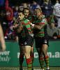 Nigel Vagana scores an early try, and Souths are happy.