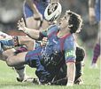 Cory Paterson gives Jarrod Mullen a well earned hug!
